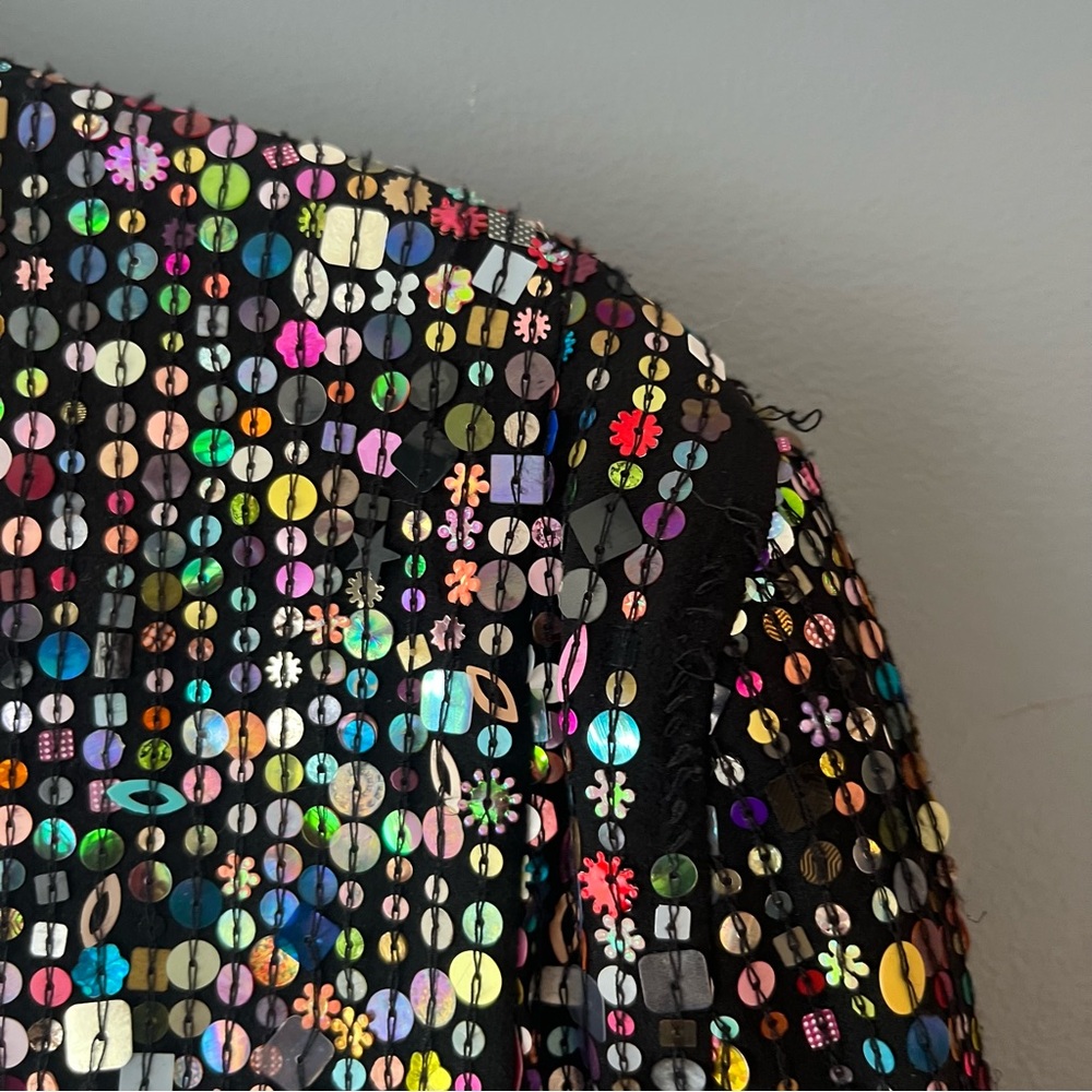 Rebecca Minkoff Becky Sequin Jacket Blazer - Picture 7 of 11